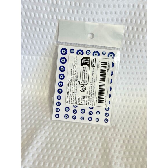 Evil Eye Nail Art Stickers Self Adhesive Nail Art Decals - 1 Sheet 69pcs - Picture 7 of 7